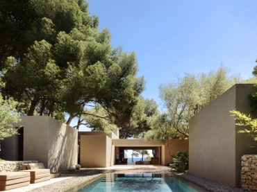 po prostu piękny dom, prosty i cudowny projekt, nowoczesna bryła, nowoczesna aranżacja śródziemnomorskiego, letniego...