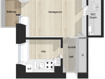 aż dziw bierze, mówiąc kolokwialnie, co można wymyślić na powierzchni 31 m2 !!! małe mieszkanie zostało urządzone w...