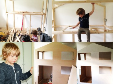 Budowa domku do spania w pokoju dziecięcym (49102)