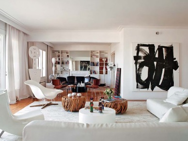 Biało-czarny apartament w barcelonie (9194)