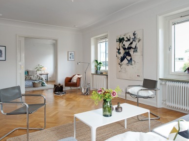 Skandynawskie wnętrze: Przepiękne mieszkanie w Szwecji – LEMONIZE.ME (27246)