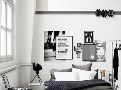 Dekoracje wokół łóżka w sypialni, czyli o dekoracyjnych wezgłowiach i ścianach - zakupy online
