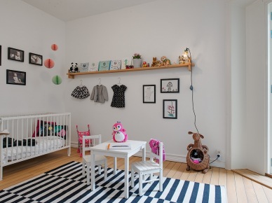 Pokój dla małego dziecka w skandynawskim stylu (22598)