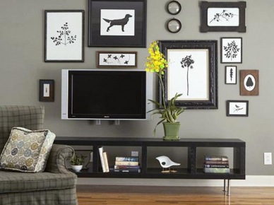 11 inspirujących pomysłów na dekorację kącika telewizyjnego