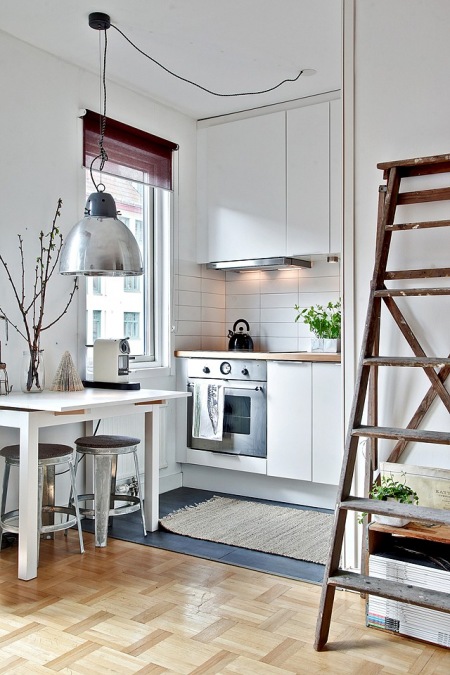 Aranżacja małej kuchni w stylu skandynawskim