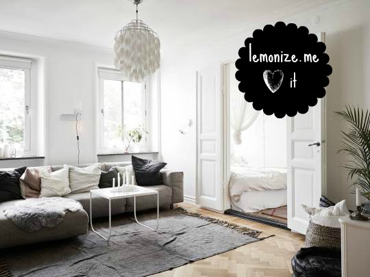 Małe skandynawskie mieszkanie w Szwecji // Tiny scandinavian appartment in Sweden – LEMONIZE.ME