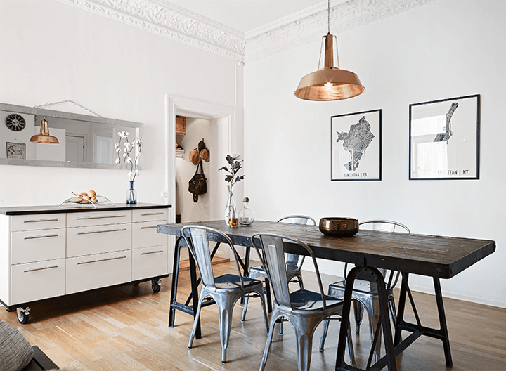 Jak połączyć styl skandynawski i styl vintage na jednej przestrzeni małego mieszkania ?