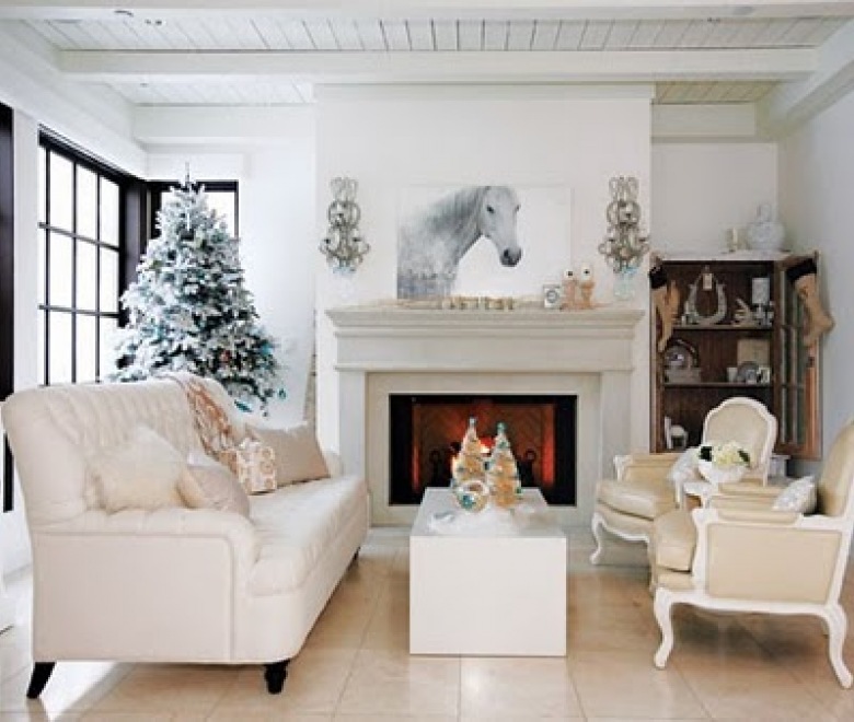 Inspirujące pomysły na świąteczne dekoracje w śnieżnobiałym wydaniu :) ()