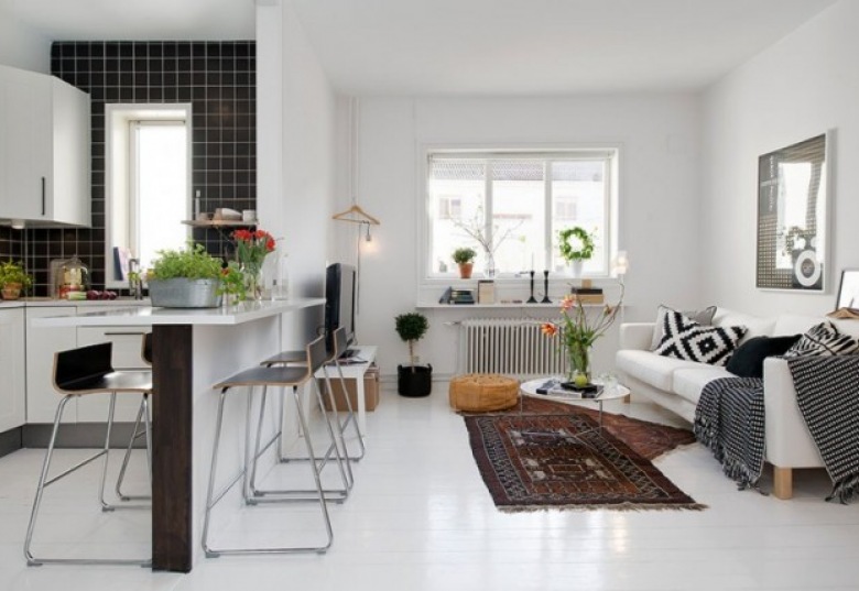 Nowoczesne skandynawskie mieszkanie z elementami klasycznych dodatków,czyli poniedziałkowe zakupy on-line ()
