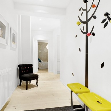 Ciekawy i nowatorski pomysł na otwartą przestrzeń w mieszkaniu,czyli tour po szwedzkim apartamencie