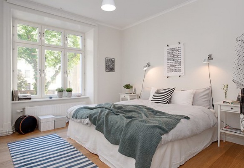 23 inspirujące pomysły na zaaranżowanie małej sypialni :) ()