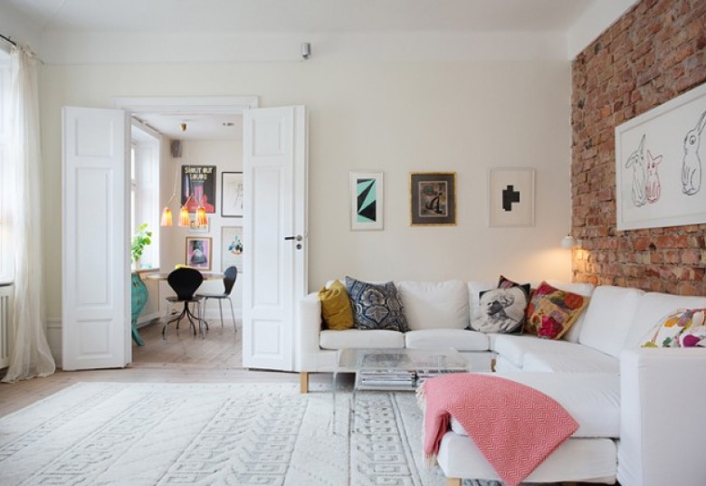 Odważne zestawienia dekoracji we wnętrzach, czyli jak oryginalnie urządzić mieszkanie w skandynawskim stylu - poniedziałkowe zakupy online. ()