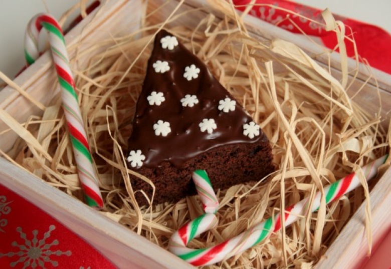 Urocze choinki brownie,czyli bardzo czekoladowe lizaki świątecznie (36075)