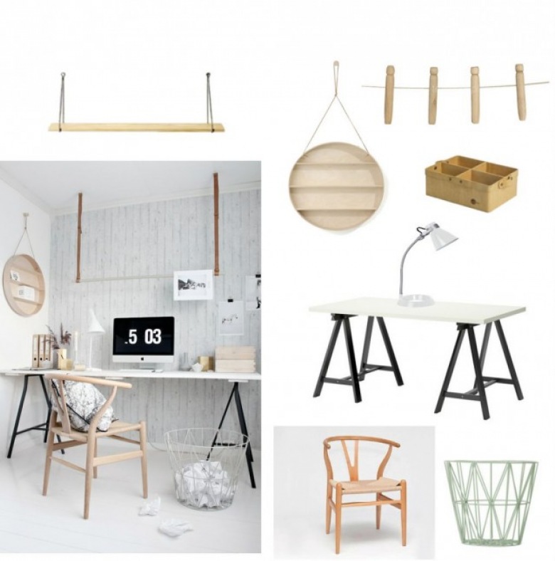 4 pomysły na urządzenie domowego biura w skandynawskim stylu - zakupy online ()
