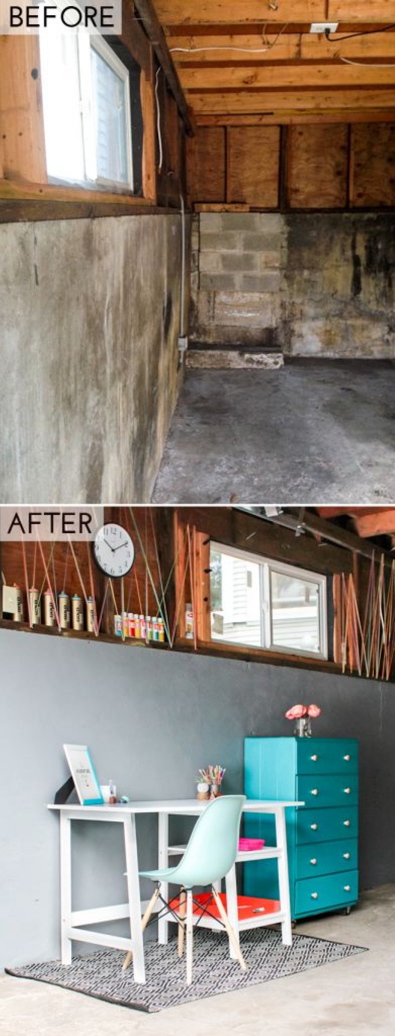 Garaż before & after, czyli jak maksymalnie inspirująco wykorzystać potencjał pomieszczenia gospodarczego! ()