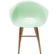 Kare design :: Krzesło z podłokietnikami Forum Wood - miętowe - miętowy
