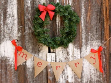piękne, proste i polecane - dekoracje świąteczne z użyciem zwykłego worka, czyli juty - gorąco polecam !