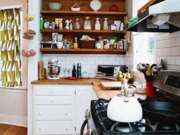 nie wiesz jak urządzić małą kuchnię ? obejrzyj fotki - to wspaniałe pomysły i inspiracje kuchenne...