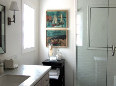 Łazienki w stylu śródziemnomorskim - niebieskie łazienki zdjęcia i inspiracje | Lovingit (9483)