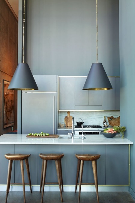 Szara kuchnia w stylu minimalistycznym