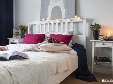Wystrój sypialni jest bardzo nastrojowy, na co wpływa nie tylko subtelna paleta barw, ale przede wszystkim wybrane...
