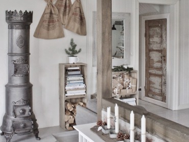 natura,prostota i wręcz prymitywne formy z drewna - a wszystko to w uroczym, wiejskim domku w stylu skandynawskim....