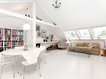,białe i skandynawskie, urocze i świetliste, przestronne , choć zaledwie o powierzchni 49 m2 - to mieszkanie nie...