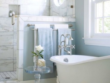 Marmur w łazience daje efekt prawdziwego SPA. Elegancki, wyszukany, wręcz luksusowy charakter zapewniąją płyty marmuru...