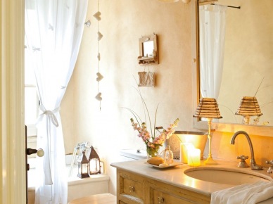 Romantyczna łazienka w prowansalskim stylu (20281)