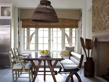 Jak elegancko urządzić kuchnię ze stołem w rustykalnym stylu ? (17401)