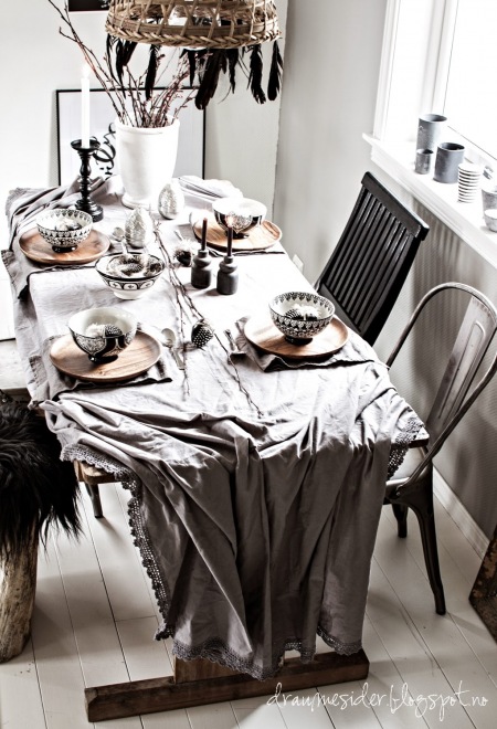 Jak udekorować stół w stylu skandynawskim ?