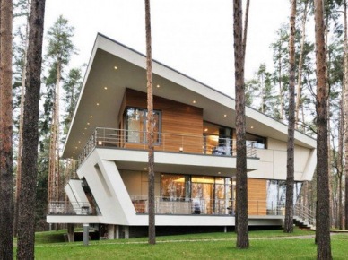 awangarda, ekstrawagancja, oryginalność i klasa - to wyznaczniki nowoczesnych projektów domów w Rosji...