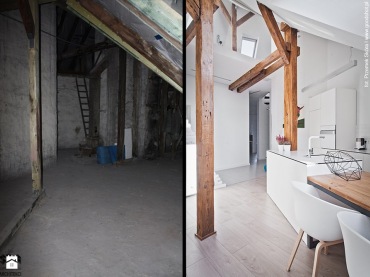 Mieszkanie pod skosami before & after (38937)