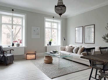  sSympatyczne mieszkanie w typowym stylu skandynawskiej klasyki. Mamy tutaj wszystkie jej znamiona - białe ściany,...