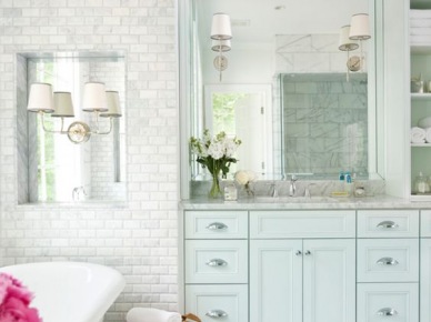 8 inspirujących pomysłów na łazienkę w stylu glamour