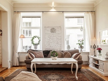 estetyczne mieszkanie w skandynawskim stylu - to przykład, jak można i należy łączyć tradycje z nowoczesnością.