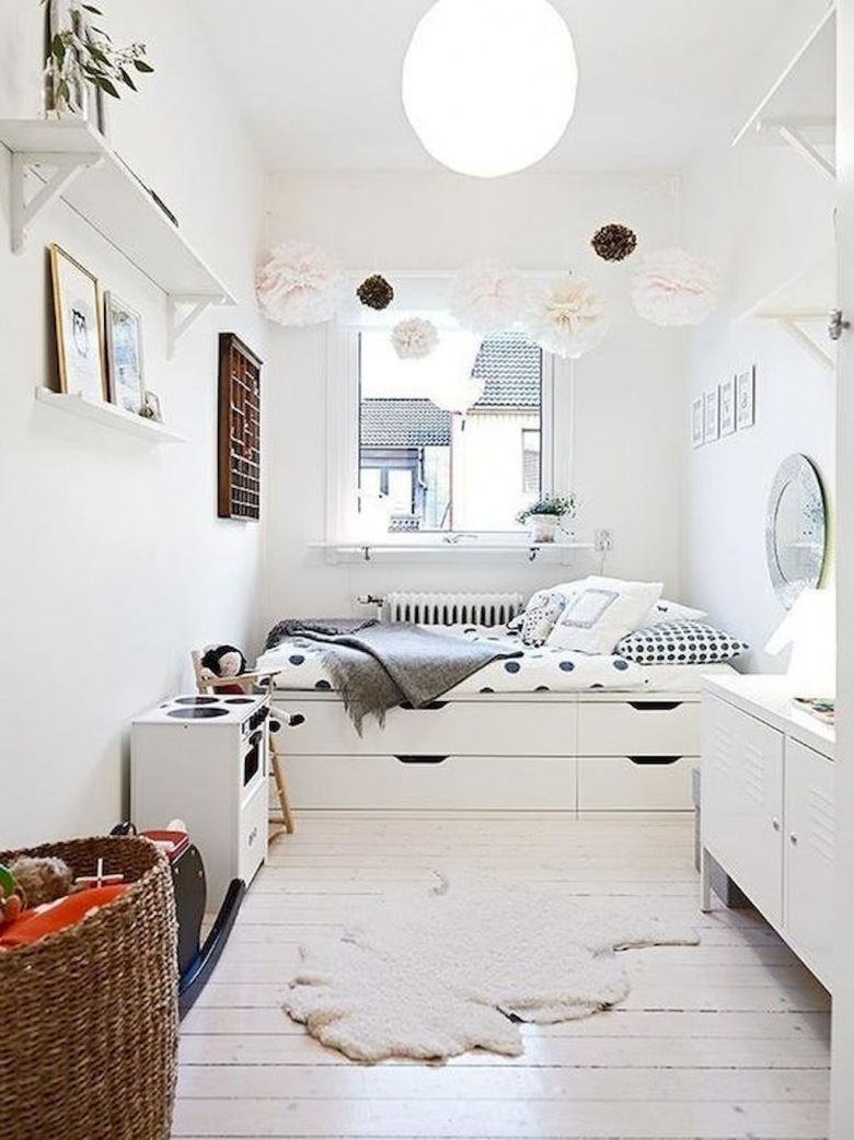 20 inspirujących aranżacji sypialni w pastelach, bieli, drewnie i z czarnymi dodatkami :) (55892)