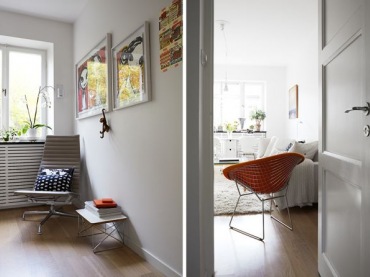 Małe mieszkanie,47m w stylu skandynawskim,jak urządzic małe mieszkanie (33778)