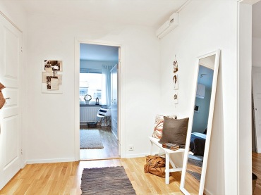 świeża i soczysta aranżacja skandynawskiego mieszkania - to błękitna perełka pośród innych skandynawskich aranżacji !...