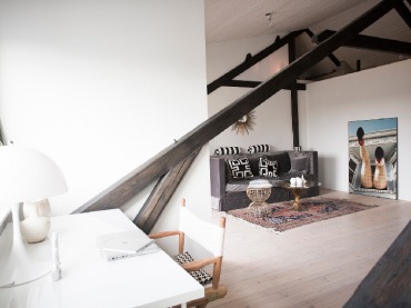 Dom  Margrethe Myhrer ( znakomita fotografka z Norwegii )- loft na poddaszu, który nie jest typowym przedstawicielem...