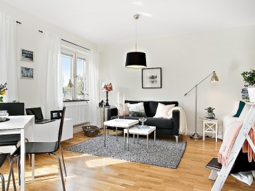 jak urządzić mieszkanie z jednym pokojem, gdzie mała przestrzeń, 35 m2, musi funkcjonować dobrze i spełnić warunki...