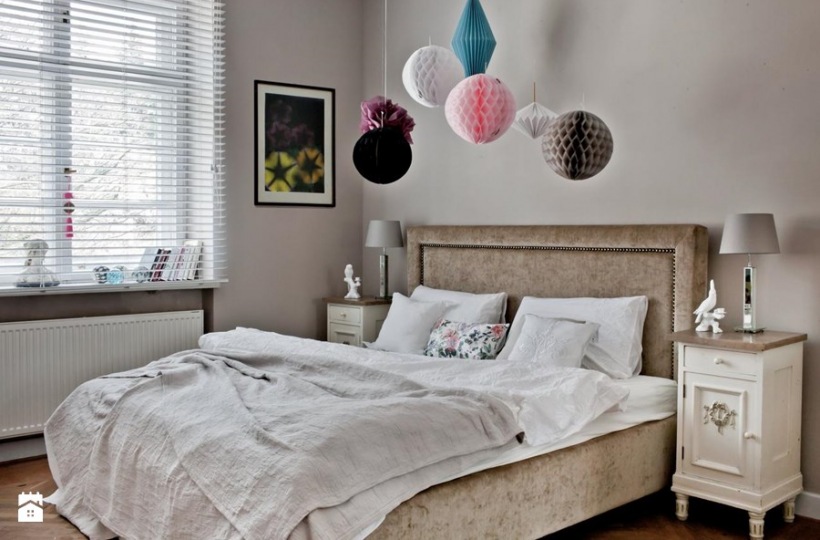 Sypialnia w stylu eklektycznym