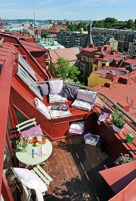 Skandynawskie balkony i tarasy