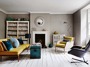 Wygodne i stylowe proste wnętrza dają elegancję w tym rodzinnym domu w centrum Bristolu.Mieszanka stylu nowoczesnego i...