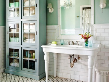piękna turkusowa łazienka-  tu ten kolor   najbardziej lubię