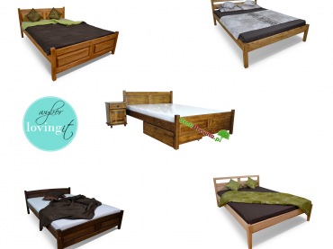 Drewniane łóżka do sypialni (51269)