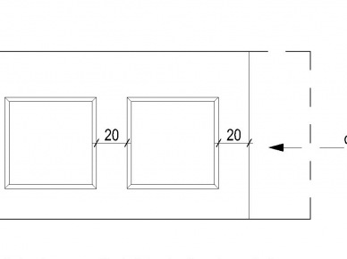 Odległości między ekranami - jak wykonać lamperię (55135)