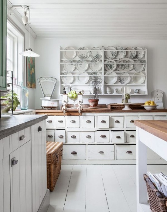 Shabby Chic Country Kitchen Design For Creative Renovators