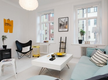 już nie chcę się powtarzać, że pokazuję znowu piękne mieszkanie w stylu skandynawskim, ale to po raz kolejny prawda :)...