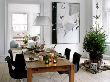 jeśli chcecie urządzić święta po skandynawsku, to zacznijcie od świątecznych dekoracji - choinka, kieszenie na...